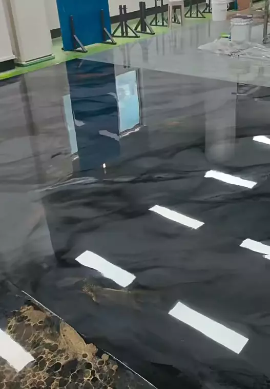 An epoxy floor isn't just "one coat of paint