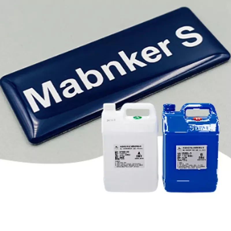 Resin Coating for Nameplates and Signs